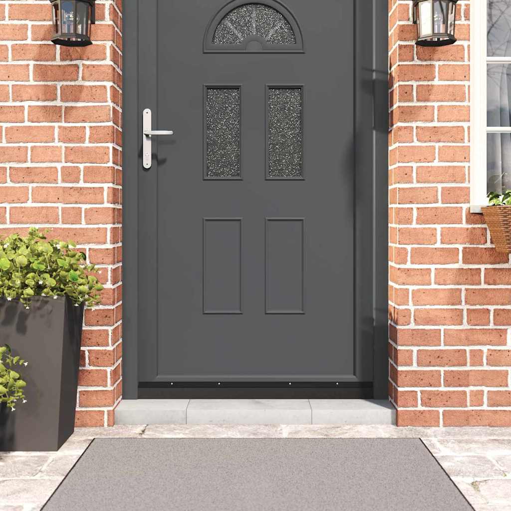 Uszczelki z szczotką do drzwi na zatrzask 6 pcs Czarny 100 cm vidaXL