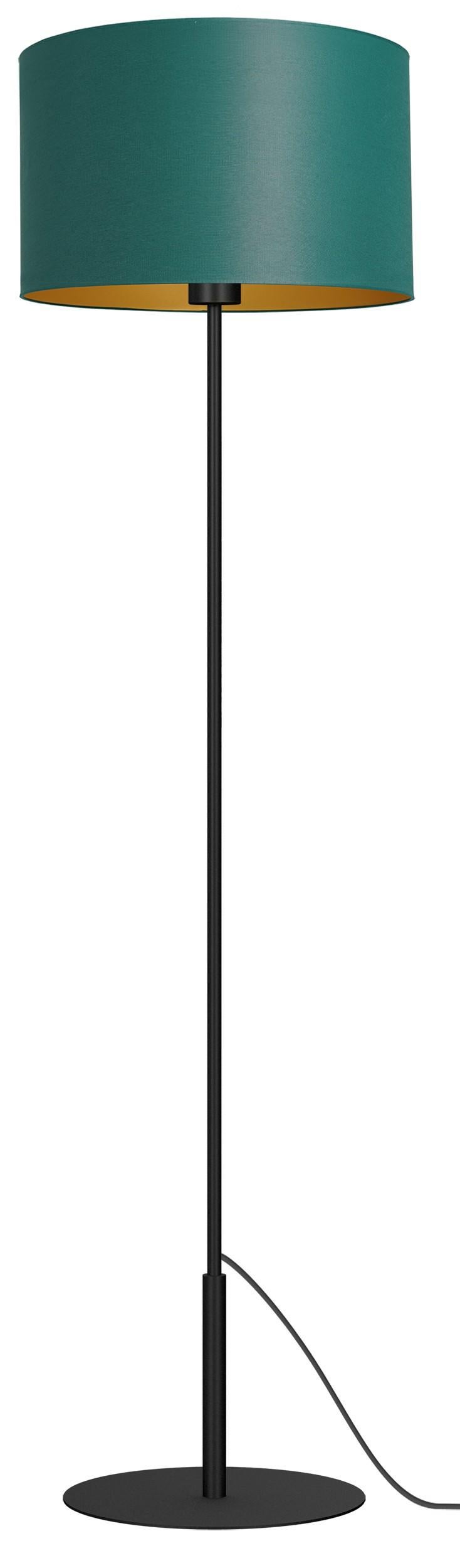 Lampa podłogowa Arden czarno-zielono-złota 1xE27x15W metal wym:150x40x40cm IP20 Luminex