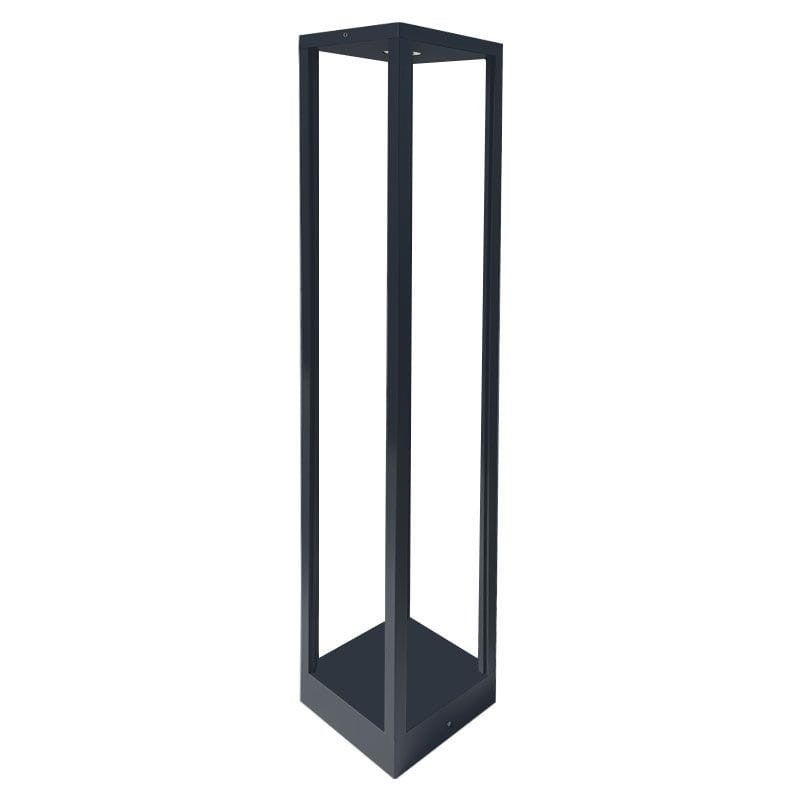 Lampa ogrodowa stojąca czarna LED 7W 4000K 380lm IP54 wym: 60 x 10,2 x 10,2 cm aluminium DPM