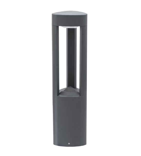 Lampa ogrodowa stojąca Fan ciemnoszara 1xGX53x11W IP54 wym: 50 x 12,5 x 12,5 cm aluminium SU-MA