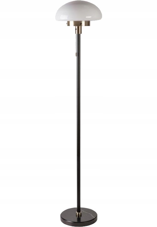 Lampa podłogowa LAMIA, E27 max 25W, śr. 30,6 cm, czarno-złota, IP20 – GTV LIGHTING