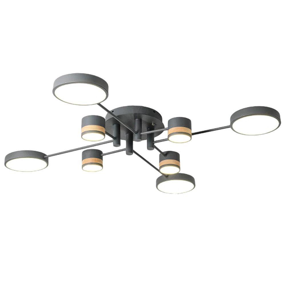 Lampa Sufitowa Toolight App528-8C Szary