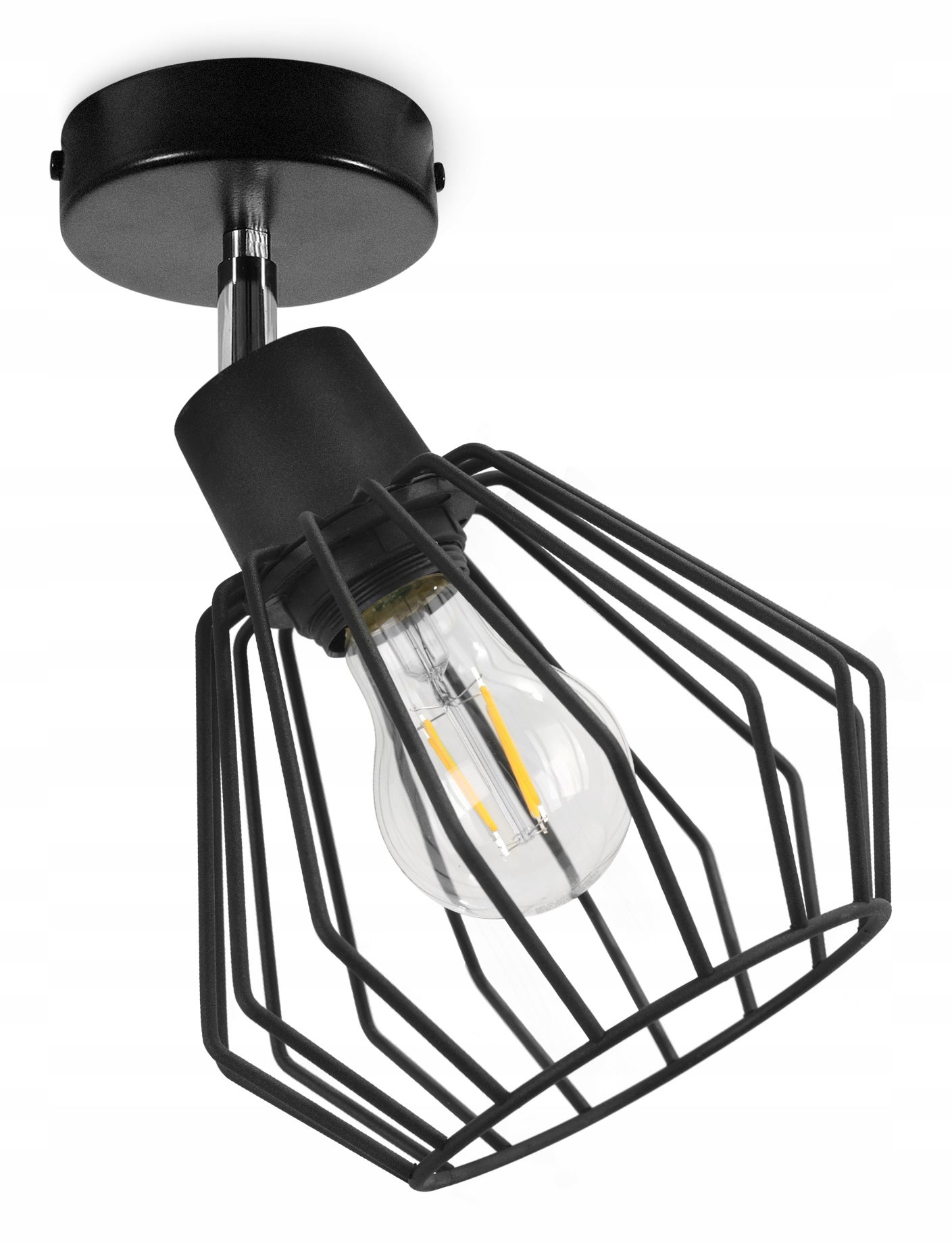 Lampa sufitowa wisząca Light Home LH Nuvola 1x E27 60W ruchoma czarny