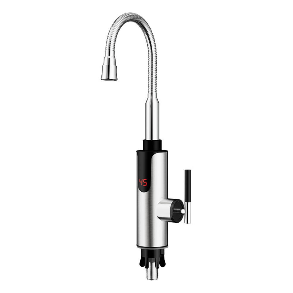 (20*6*37CM) Kran elektryczny z podgrzewaczem wody przepływowym, 220V 3300W, inteligentny podgrzewacz wody do kuchni, ogrodu, łazienki, przyczepy kemp