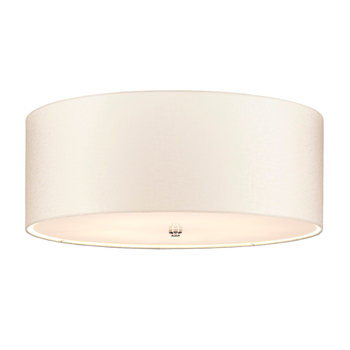 Plafon abażurowy okrągły 66 cm 5xE27 60W polerowany chrom Fletcher Flush Designer's Lightbox