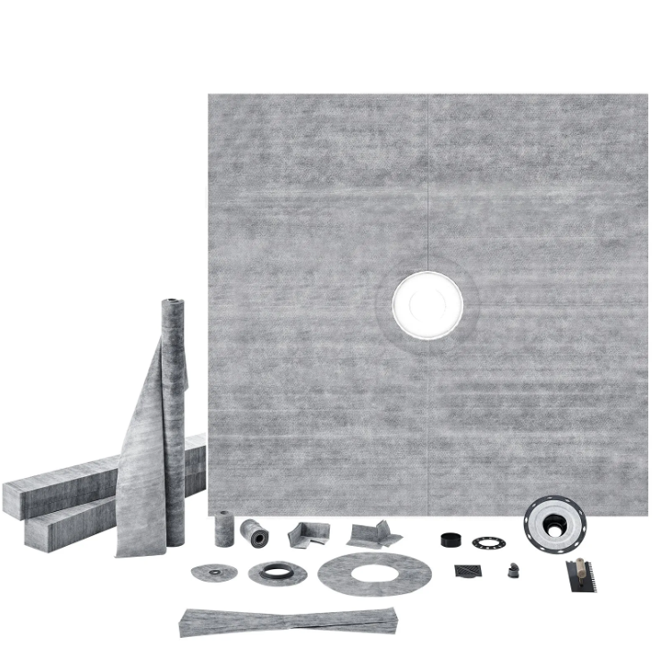 Brodzik prysznicowy 1828x1828 mm odpływ 50mm zestaw z wkładką PVC nierdzewna