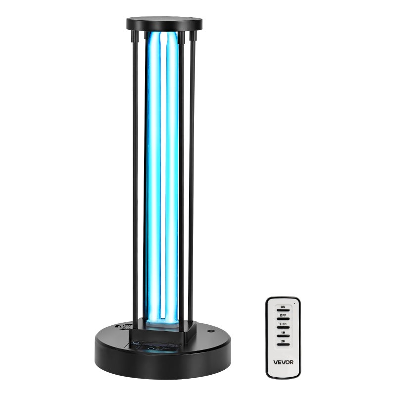 Lampa ultrafioletowa UV 36W z oczyszczaczem ozonu, 30/60/120 min. VEVOR