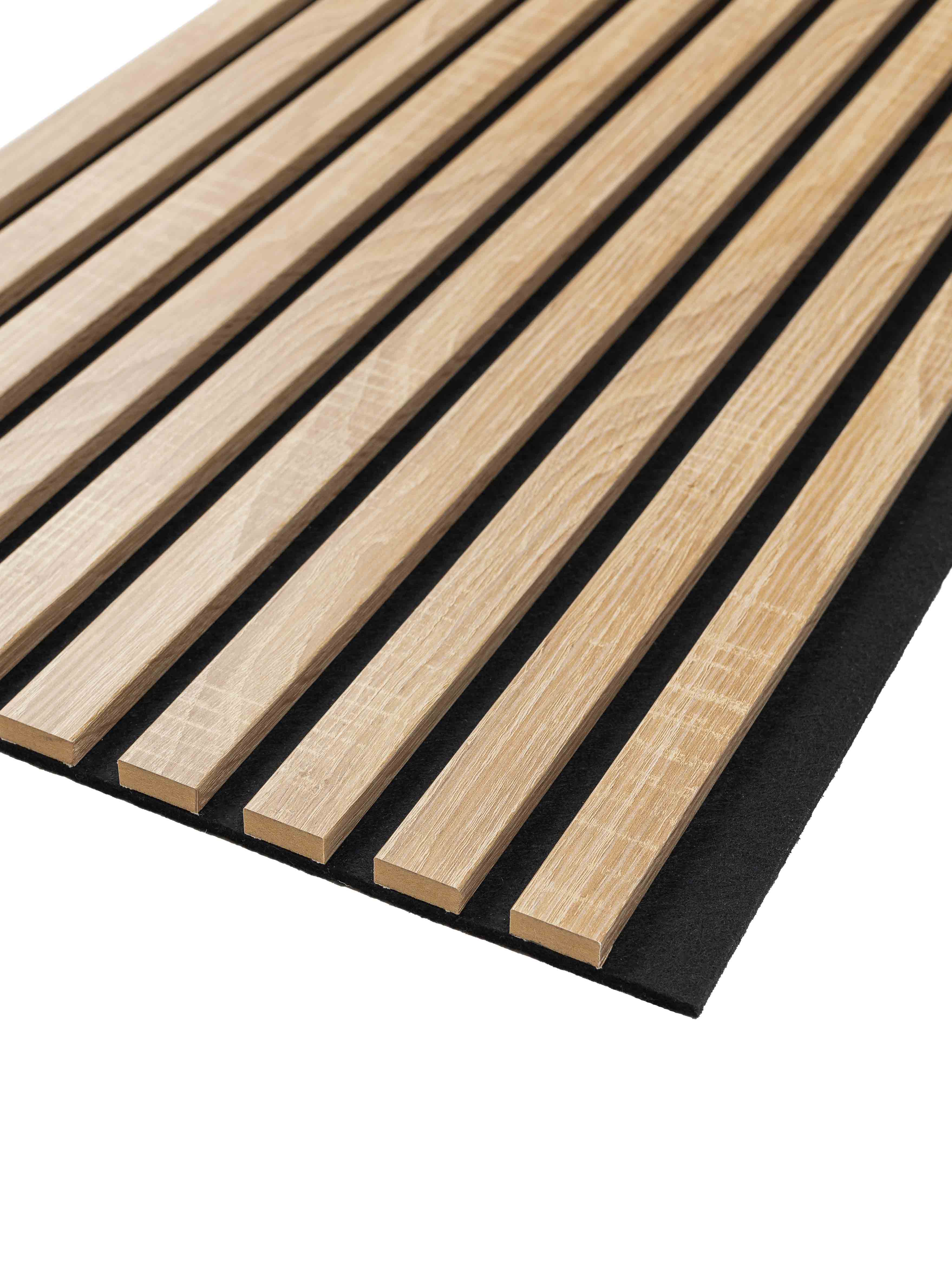 Lamele Ścienne na Filcu SunWood Panele Dekoracyjne 275x46cm Dąb Sonoma 1 szt.