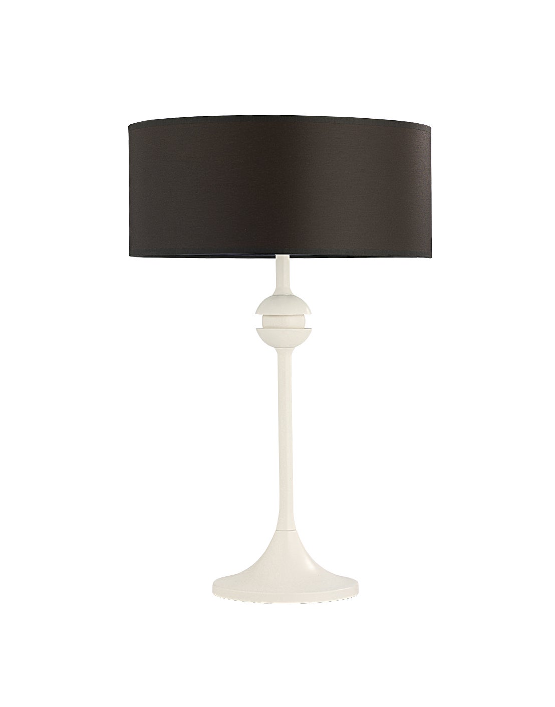 Lampka stołowa KASZMIR Jupiter biało-czarna metal E27 54x35x35 cm 1 szt.