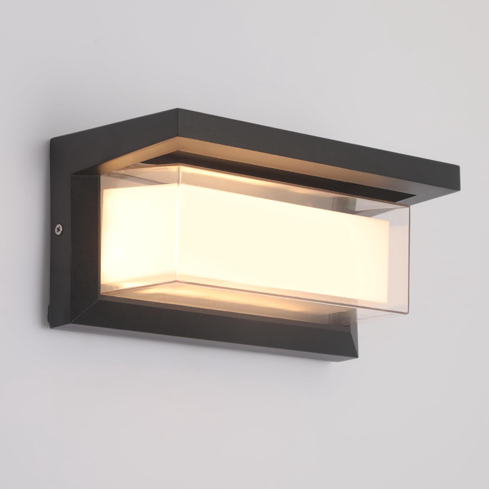 Kinkiet zewnętrzny LED Mille Lucciole 24 W, regulowany do użytku zewnętrznego/wewnętrznego, 3-kolorowy kinkiet 2100 lm, wodoodporny IP65, nowoczesne o