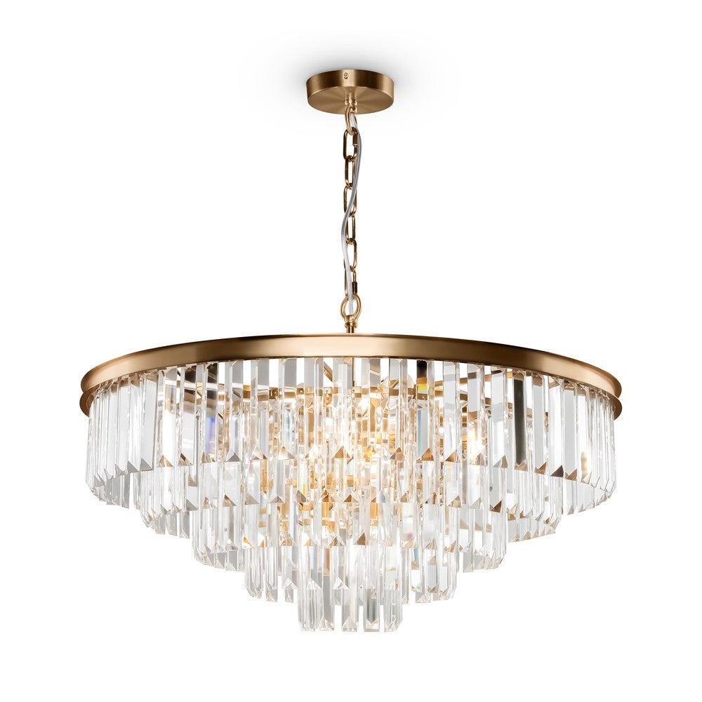 Lampa wisząca żyrandol glamour kryształ Revero Maytoni MOD085PL-12BS
