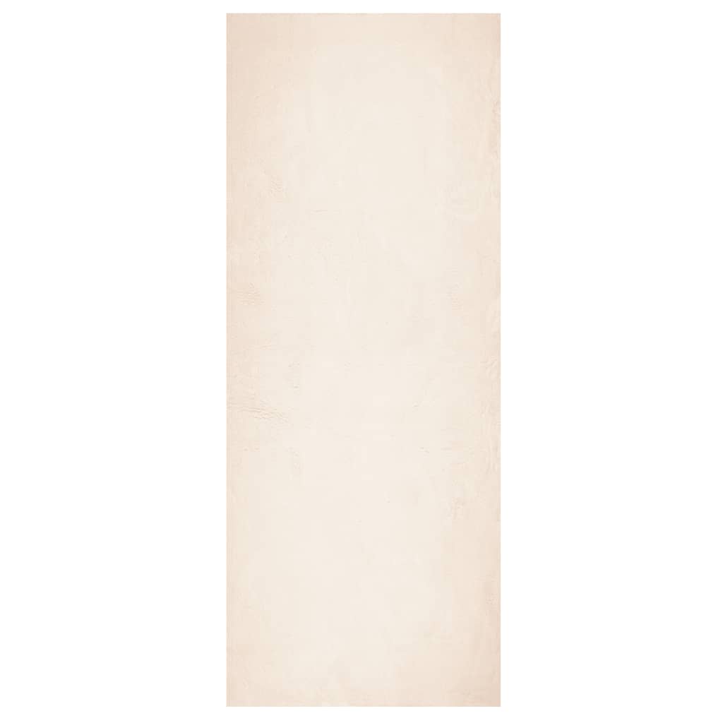 Dywan z Krótkim Włosiem 80x200 cm Beżowy do Salonu Antypoślizgowy
