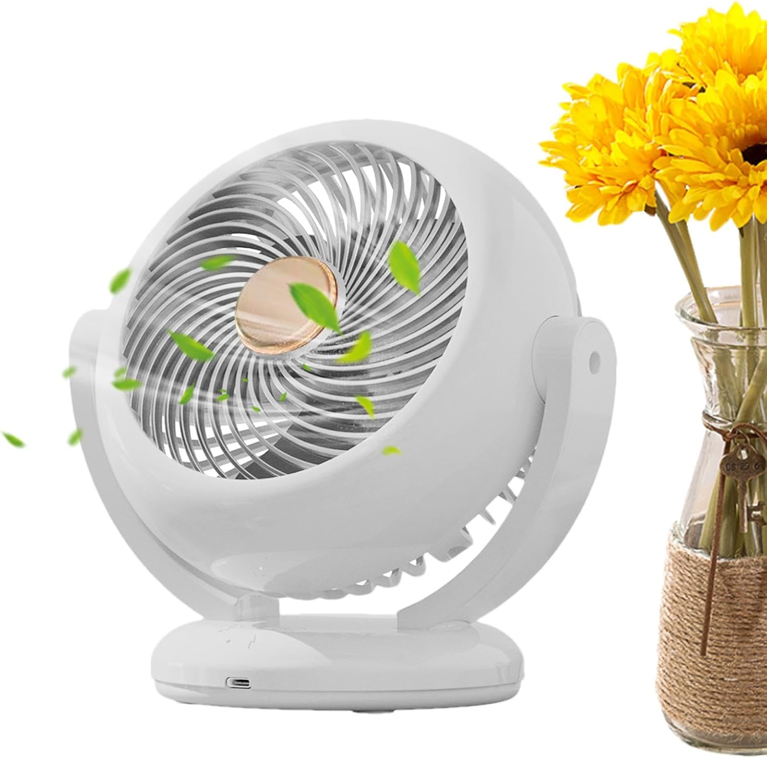 ventilateur portable, ventilateur à vitesse réglable, ventilateur de bureau compact économe en énergie, ventilateur de petite pièce