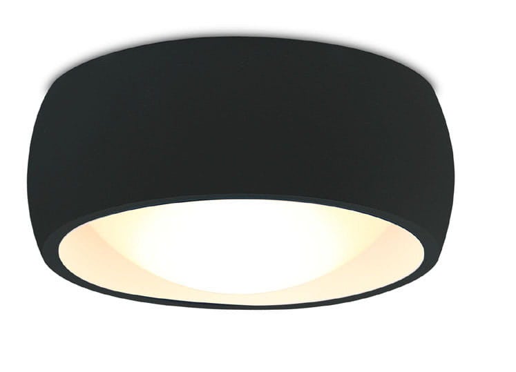 Spot sufitowy nowoczesny czarny zaorkąglony KODAK LED 8W C0204 Maxlight