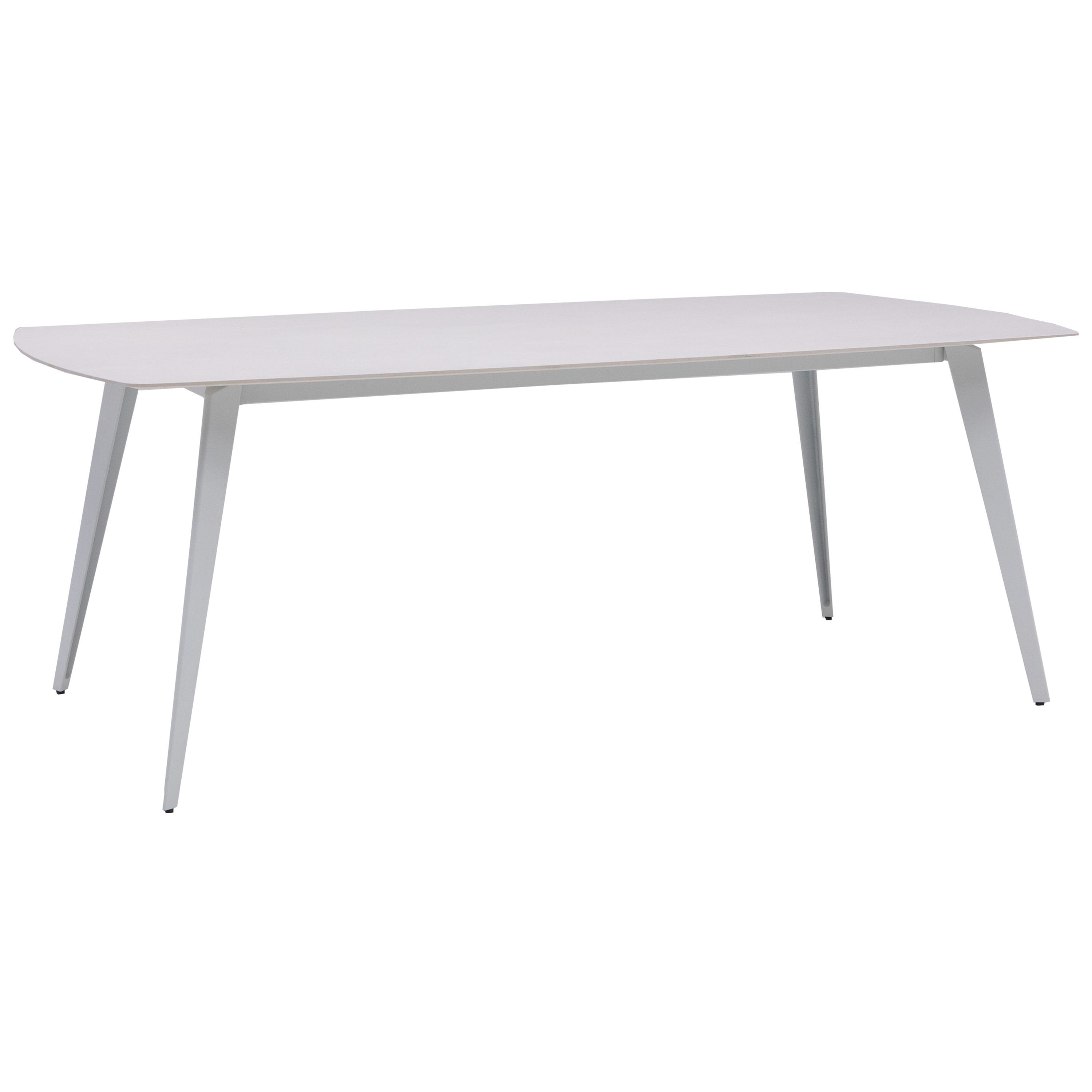Hydra NATERIAL stół ogrodowy aluminiowy 6-osobowy 200x100 biały