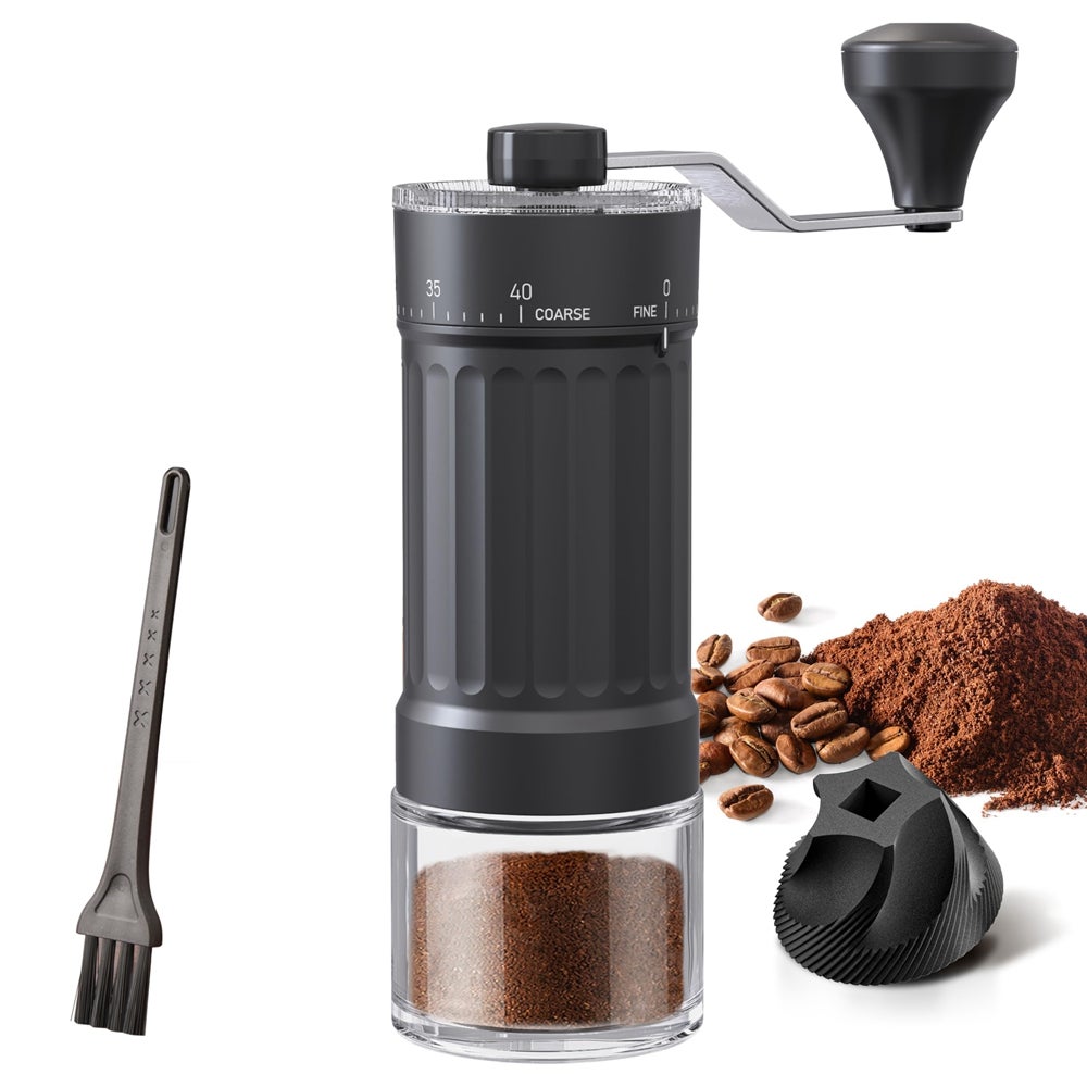 Wysokiej precyzji ręczny młynek do kawy do espresso, french pressa i kawiarki.