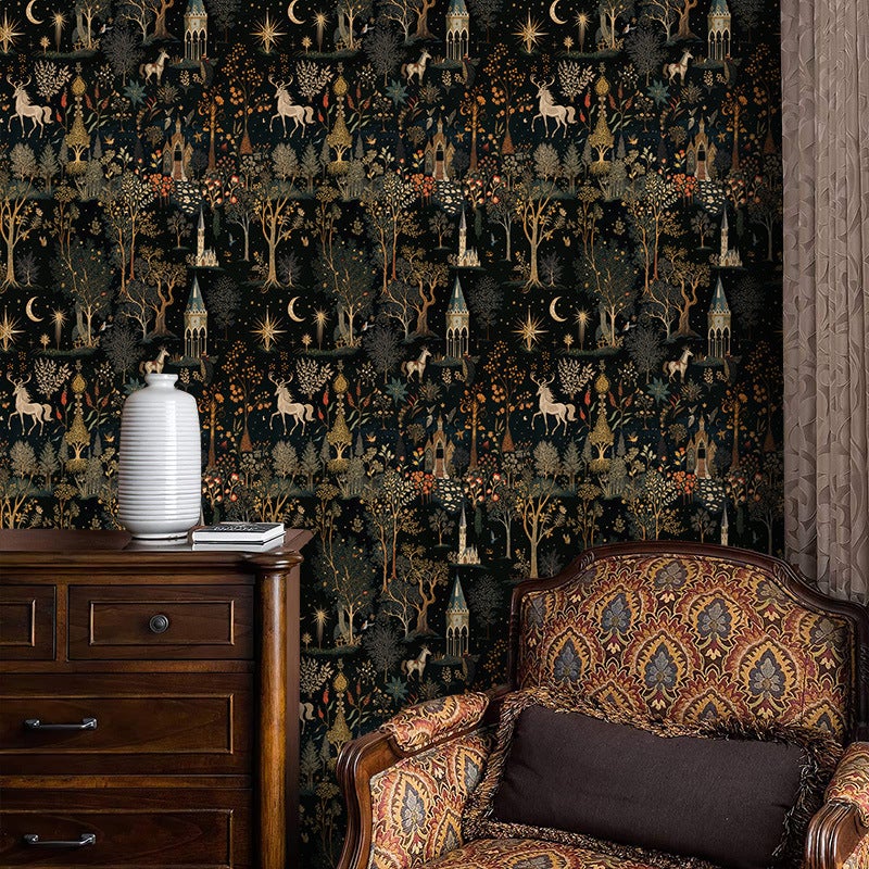 Tapeta retro – Tapeta dekoracyjna – Tapeta winylowa samoprzylepna (43 x 300 cm) – Dekoracja ścienna
