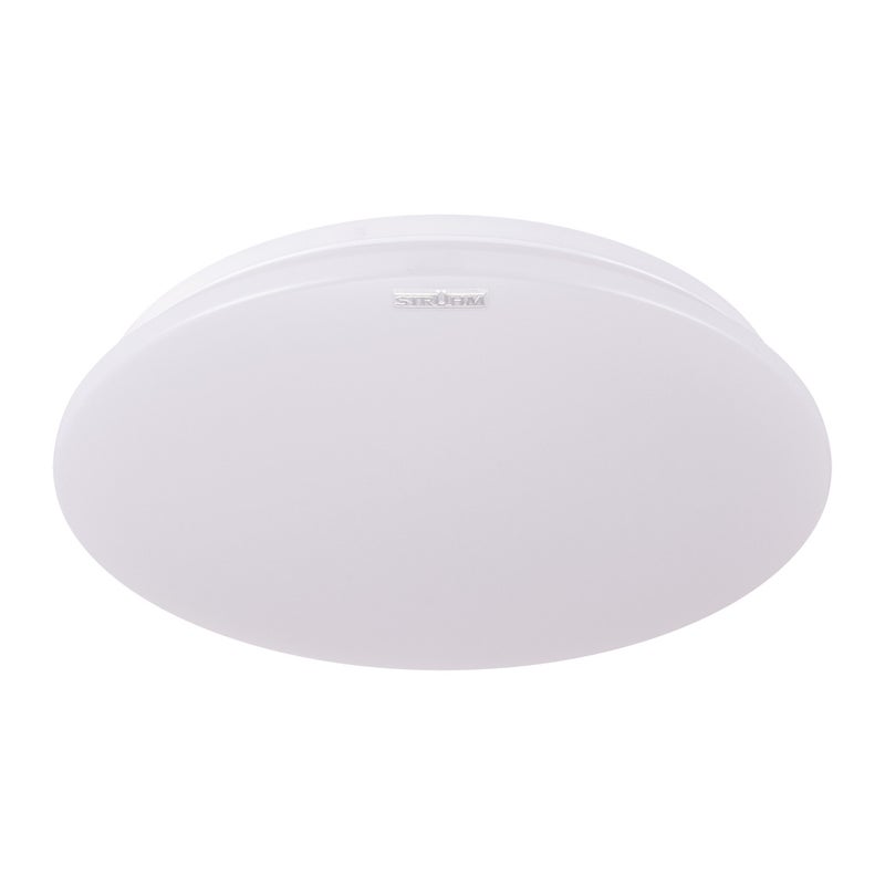Plafon Urania okrągły biały LED 24W 4000K 1800lm wym: 7 x 38 cm IP44 tworzywo sztuczne Struhm