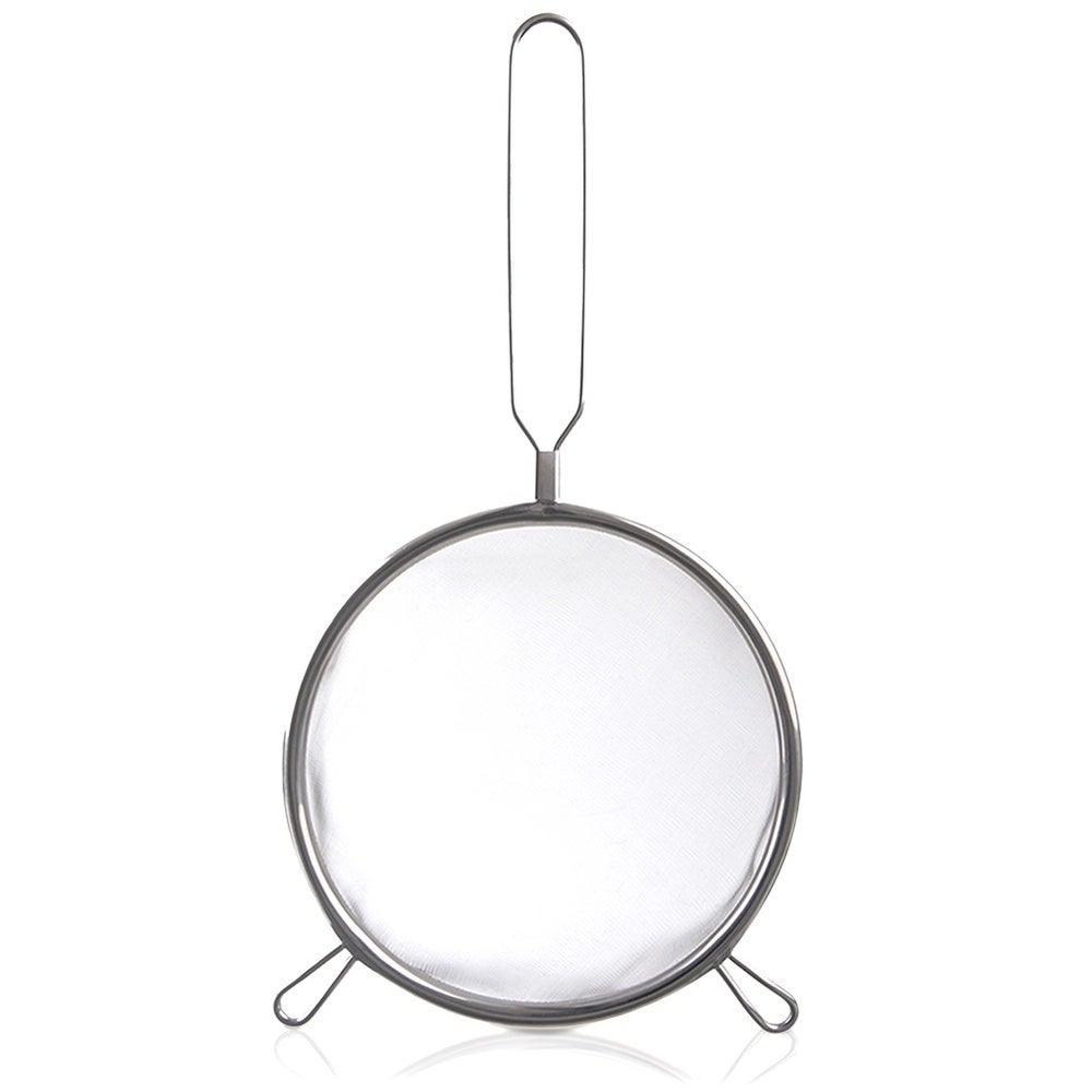 Sitko kuchenne stalowe z uchwytem 16 cm