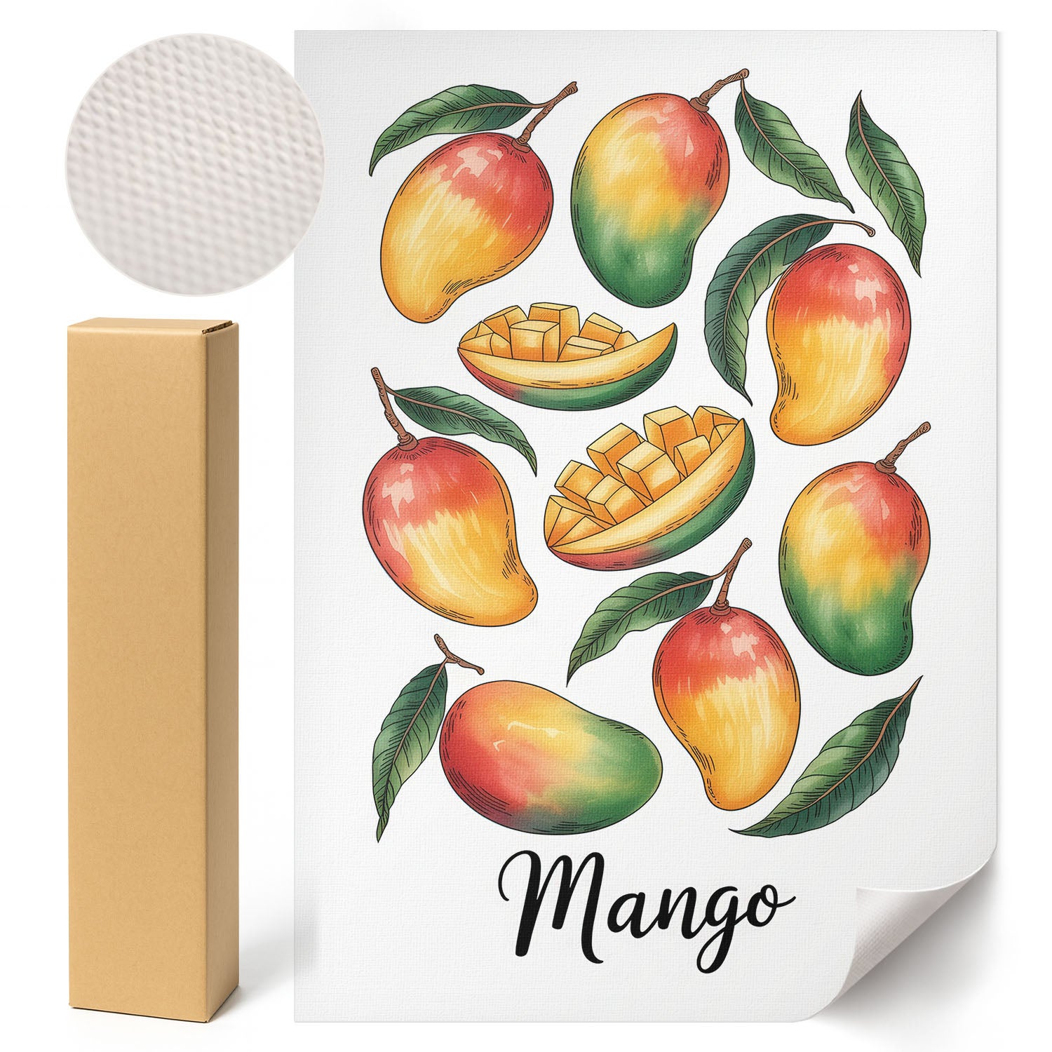 Dekoracyjny Plakat Egzotyczne mango - 3 Steps 59,4x84 cm ArtPrintCave