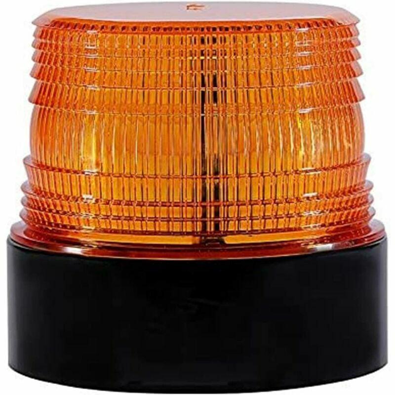 12 V bezprzewodowa pomarańczowa dioda LED z obrotową lampą ostrzegawczą, lampa stroboskopowa, magnetyczne światła awaryjne do samochodów i pojazdów