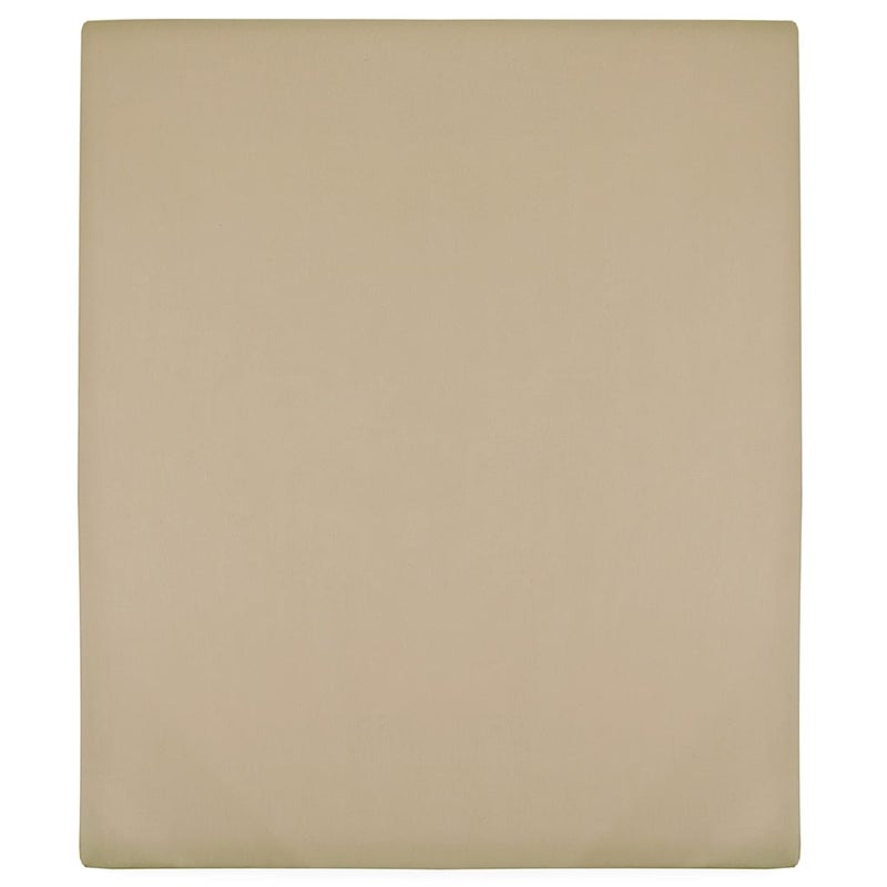 Prześcieradła, 2 szt., taupe, 100x200 cm, dżersej bawełniany vidaXL