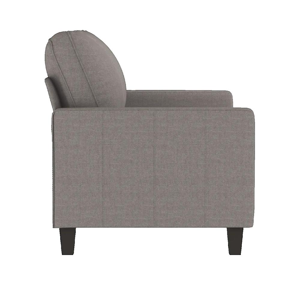Sofa vidaxl 2-osobowy tkanina wytrzymała i wygodna taupe