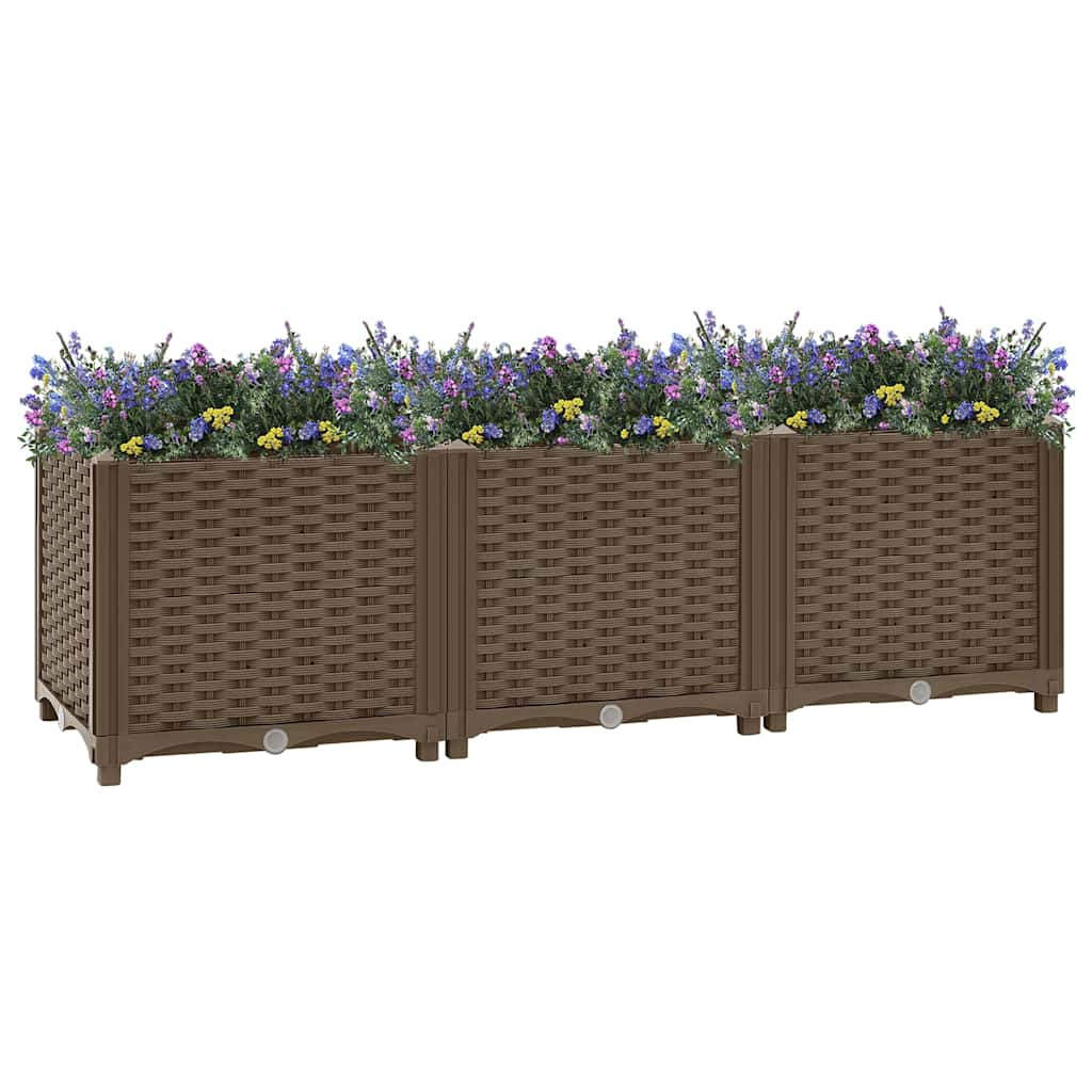 Podwyższone łóżko 120x40x38 cm Polipropylen vidaXL