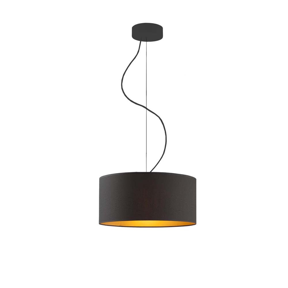 Lampa sufitowa żyrandol lampa wisząca z abażurem walec 30 cm BLUES