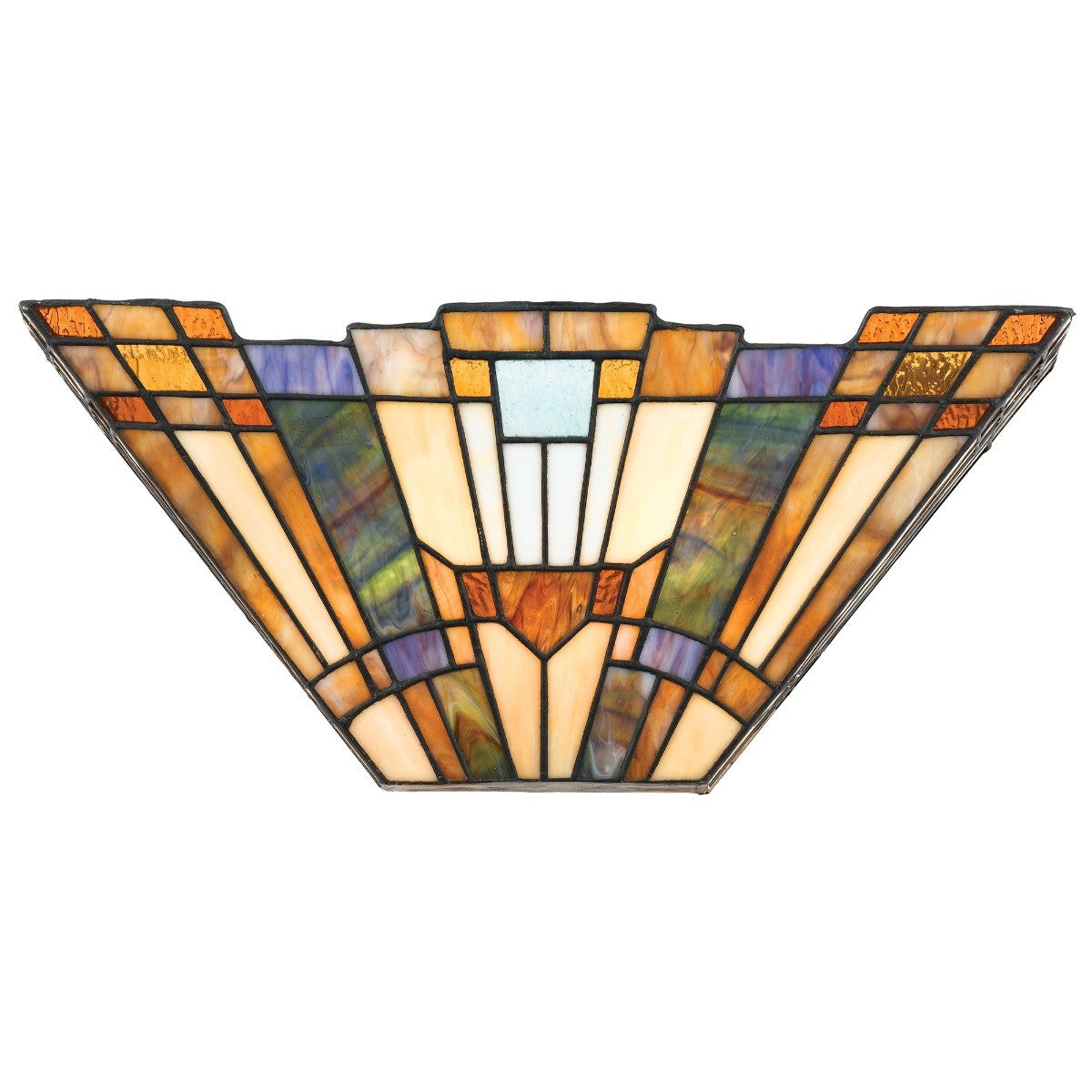 Kinkiet witrażowy Inglenook 2xE14 60W Quoizel
