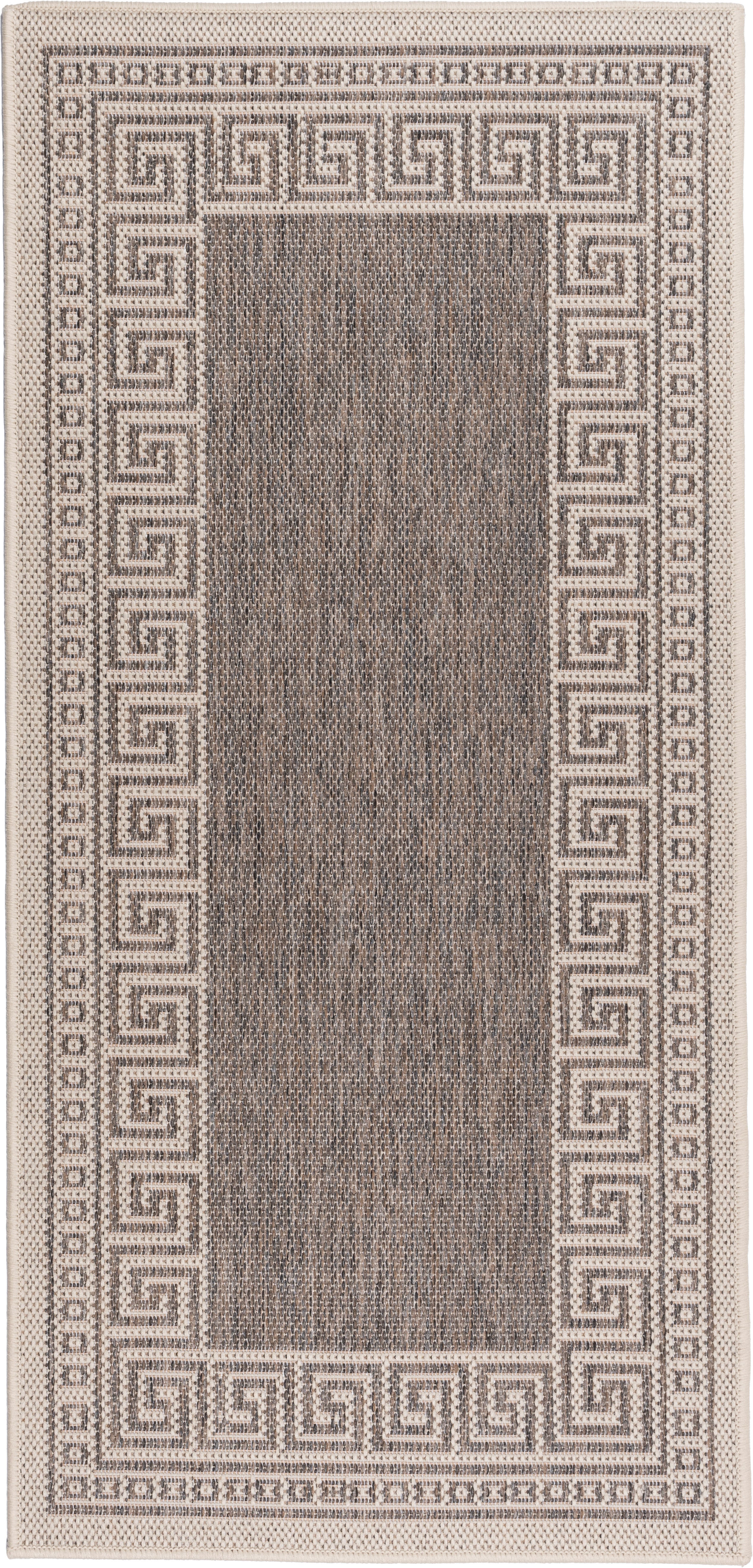 Dywan Zewnętrzny Multidecor Express In 67 x 140 cm ramka grecki szaro-beżowy 1 szt.