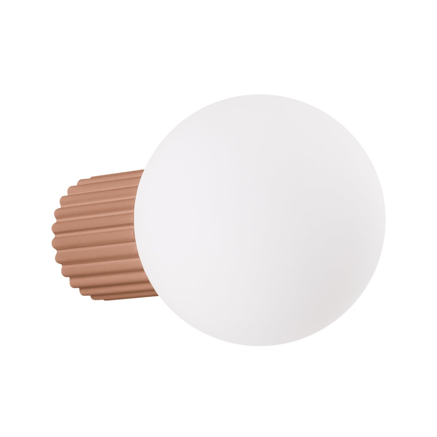 Kinkiet SFERA mocco-biały 1xG9x8W szkło wym:12x12x17cm IP44 Pure Lume