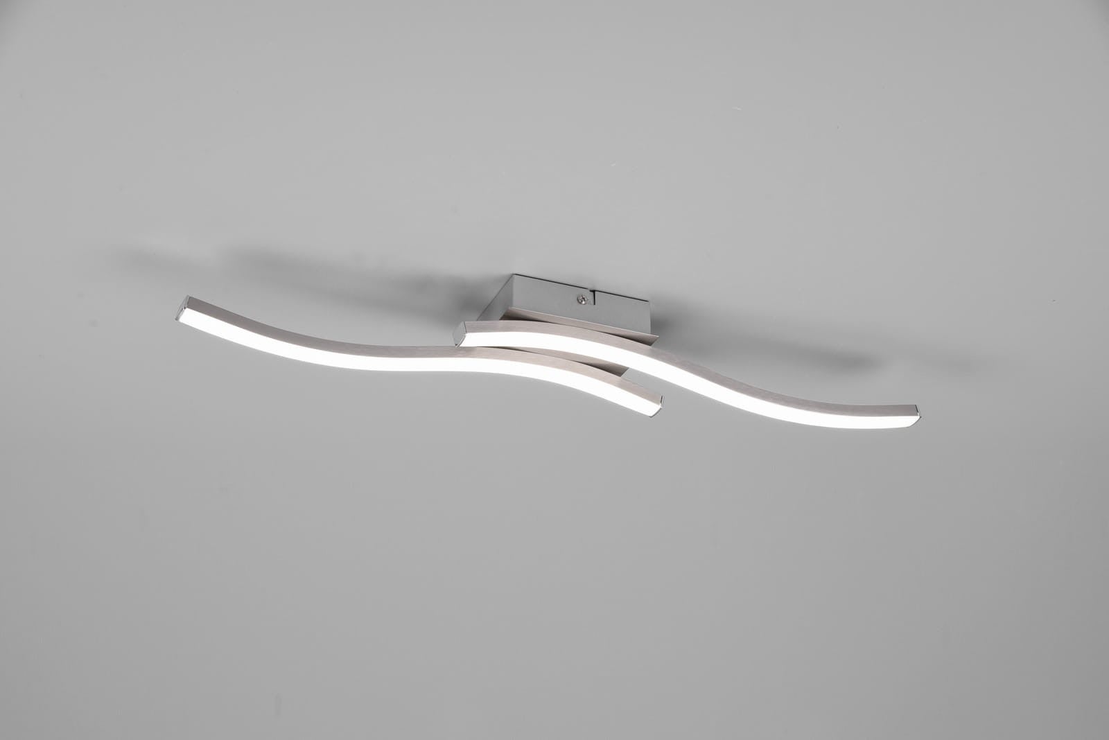 Lampa sufitowa nowoczesna wbudowany LED ROUTE srebrny RL R62472407