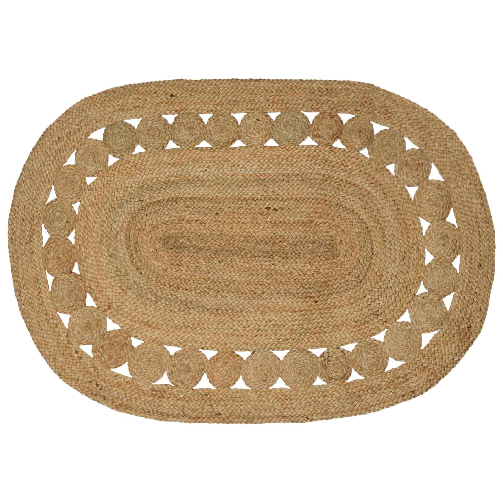 Dywany pokojowe naturalny 100 x 152 cm Juta