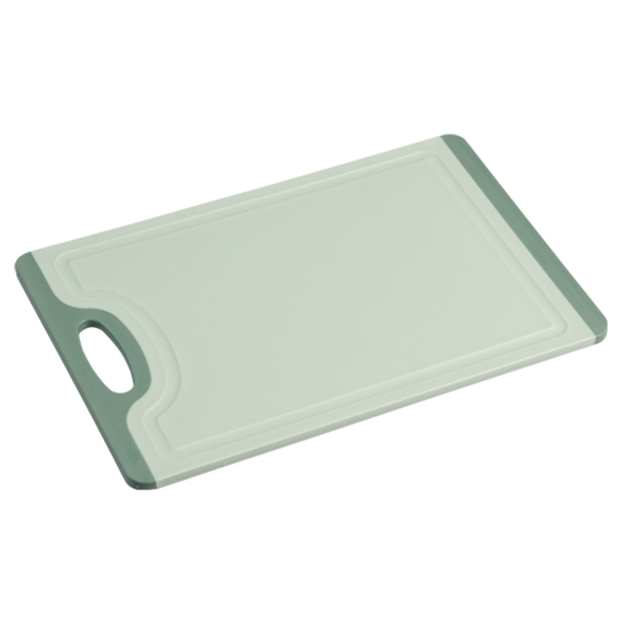 Deska do krojenia plastikowa antypoślizgowa Kesper zielona z uchwytem 29,5x19,5x0,8 cm 1 szt.