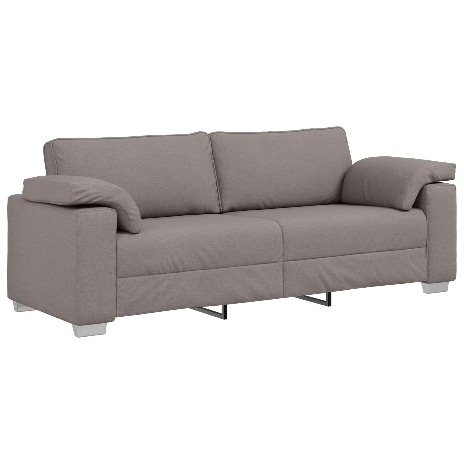 Sofa 3-osobowa Ciemnoszary 220 cm tkanina