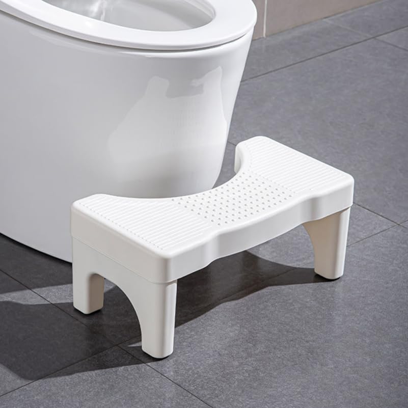 Fizjologiczny taboret toaletowy, taboret toaletowy dla dorosłych i dzieci, podnóżek łazienkowy, regulowany taboret do kucania, ergonomiczny kształt