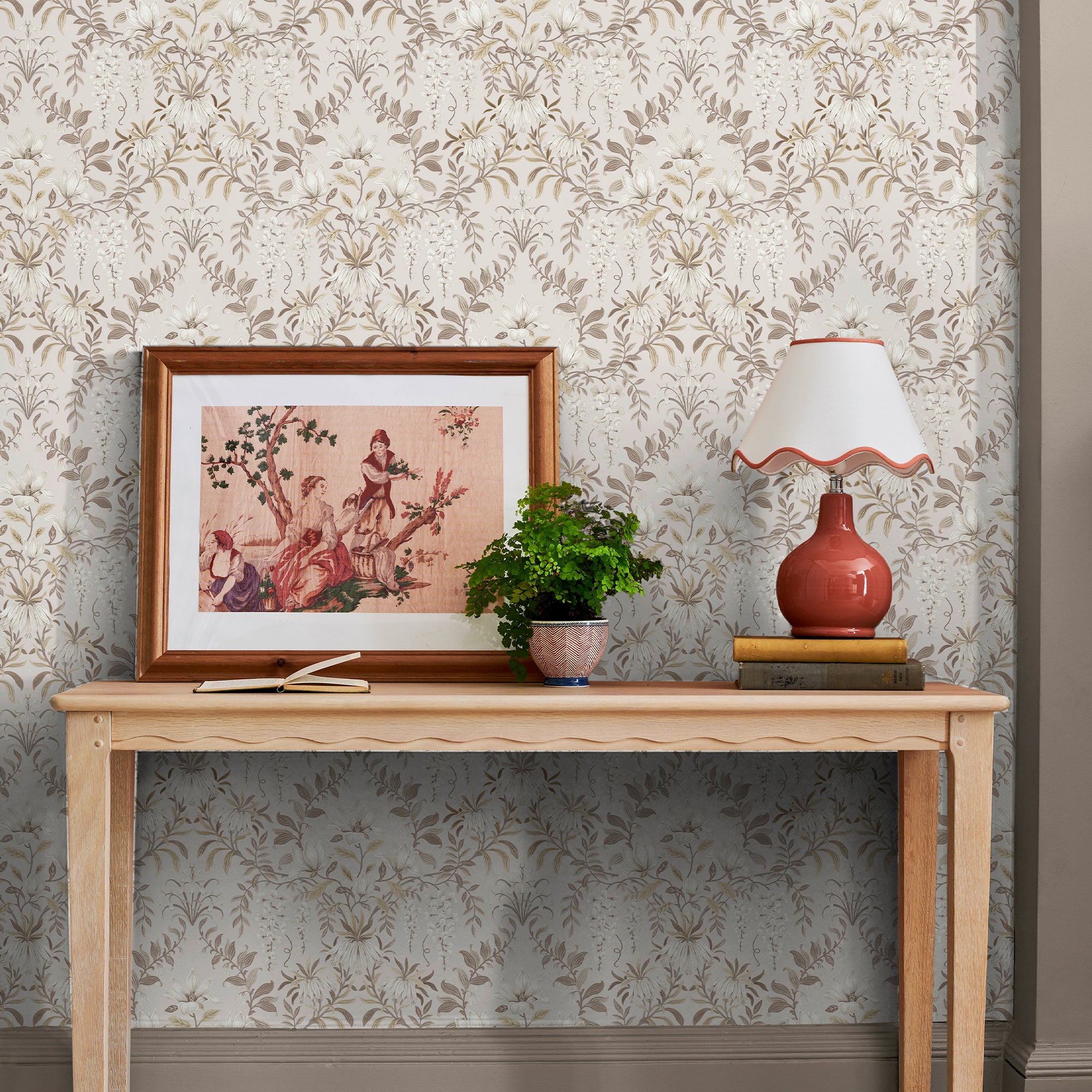 Laura Ashley Tapeta filzelinowa PARTERRE 10 m x 52 cm