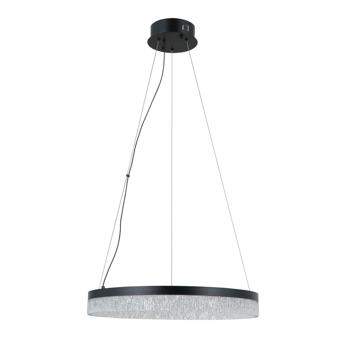 Lampa wisząca obręcz LED Pantal 22W biała zmienna 1700lm metal czarny mat wym:120x50x50cm IP20 Italux