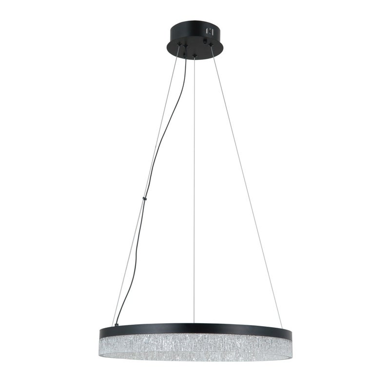 Lampa wisząca obręcz LED Pantal 22W biała zmienna 1700lm metal czarny mat wym:120x50x50cm IP20 Italux
