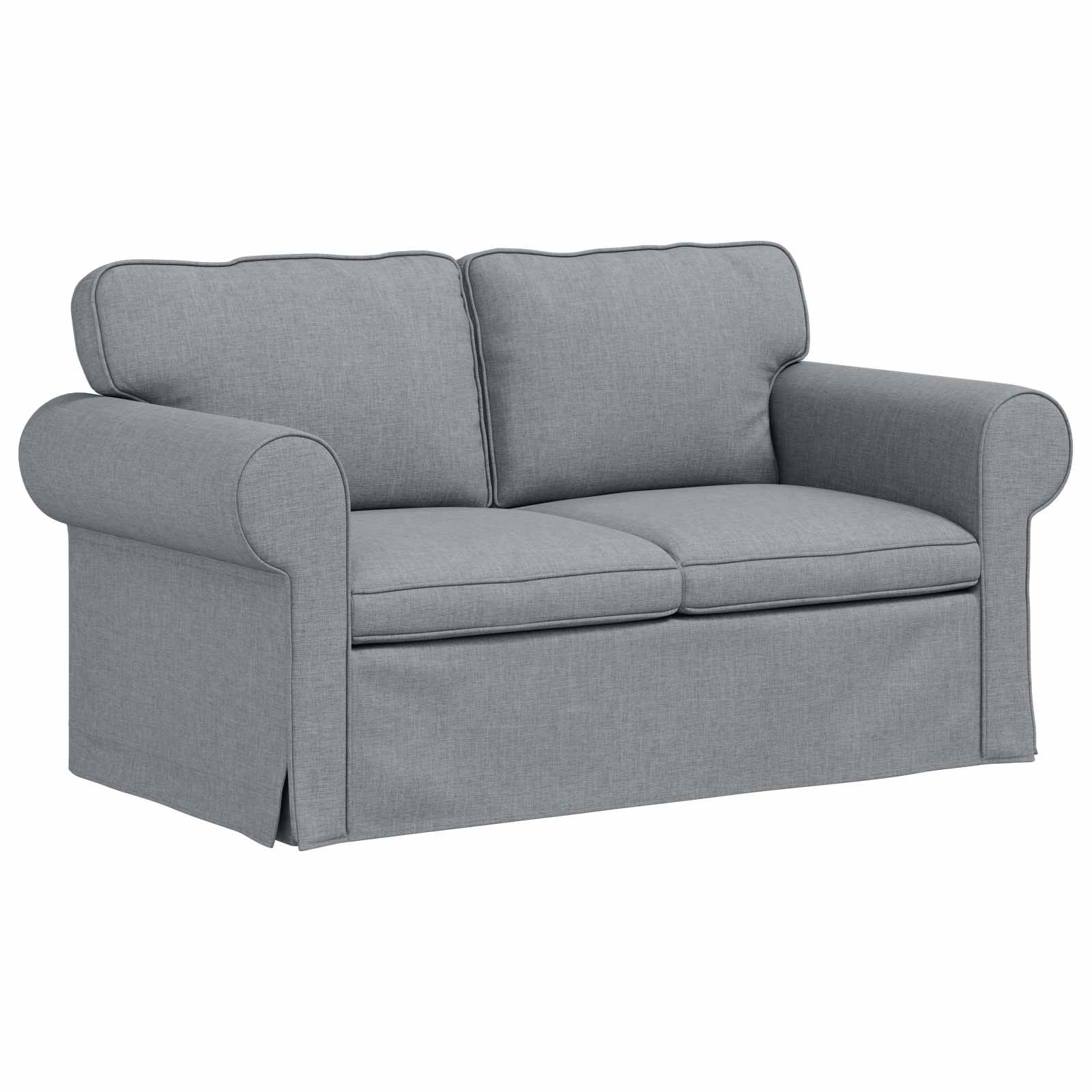 Sofa Jasnoszary 155 x 82 x 80 cm tkanina