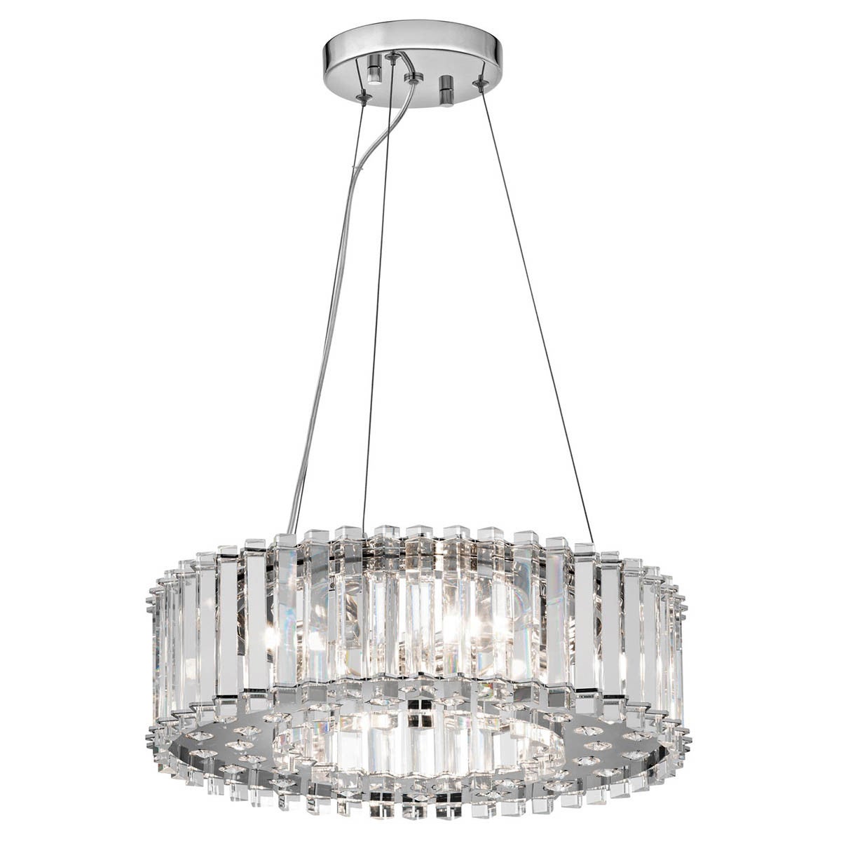Lampa wisząca kryształowa chrom Crystal Skye 6xG9 3W Kichler