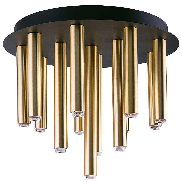 Lampa sufitowa plafon LED Nowodvorski STALACTITE mosiądz 9054