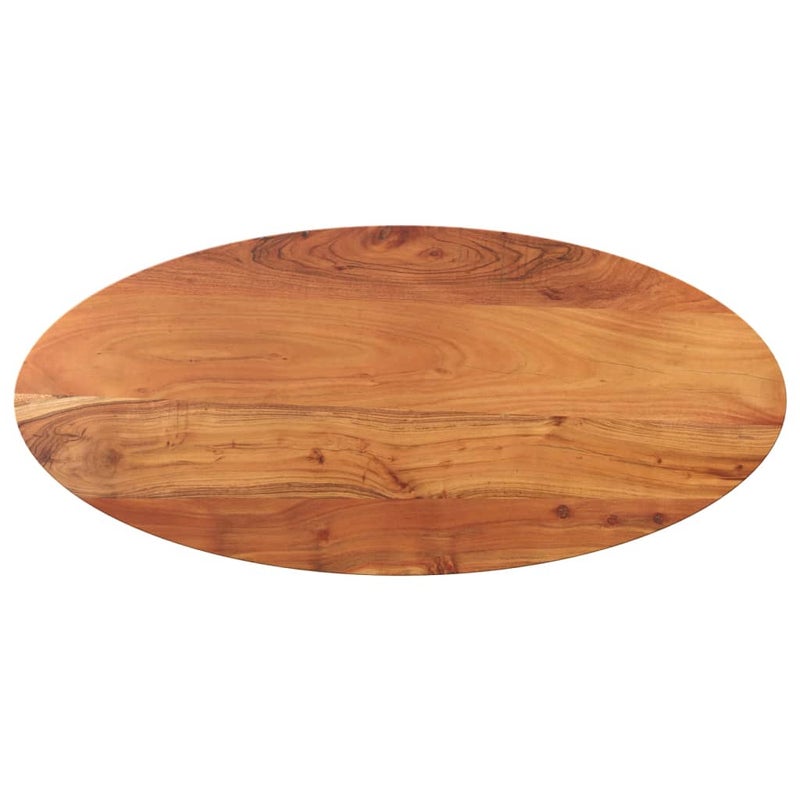 Blat Drewniany Akacjowy Lity Owalny do Stołu 110x40x2,5 cm