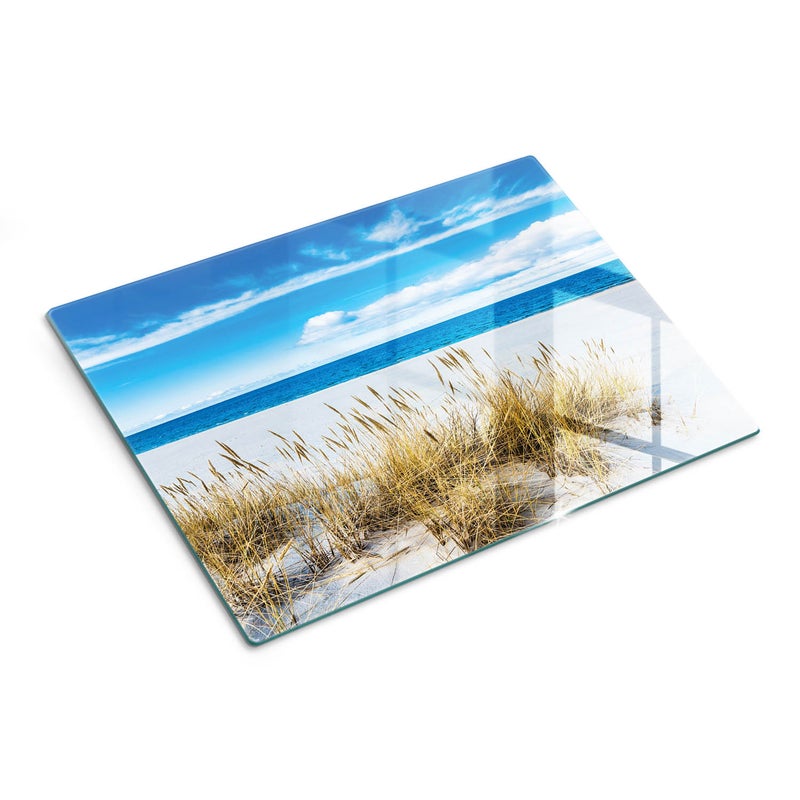 Szklana deska do krojenia szkło hartowane dekoracyjny nadruk - Plaża Piaszczysta - 30x40 - Tulup