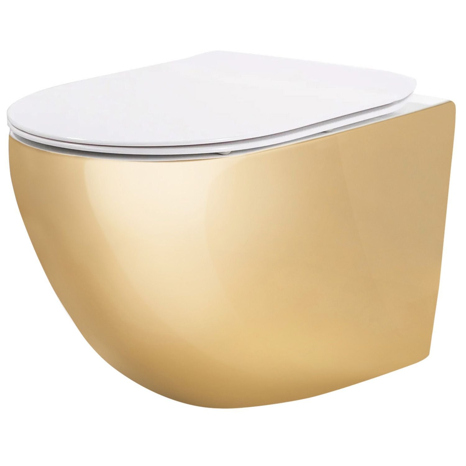 Misa Wc Podwieszana Rea Rea-C6808 Złoty 49 X 36,5