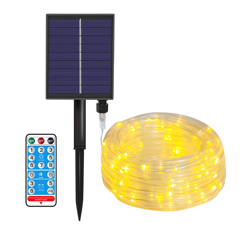 Lampki solarne, wodoodporne, 22 metry, 200 diod LED, 8 trybów, z pilotem, do basenu i na wesele