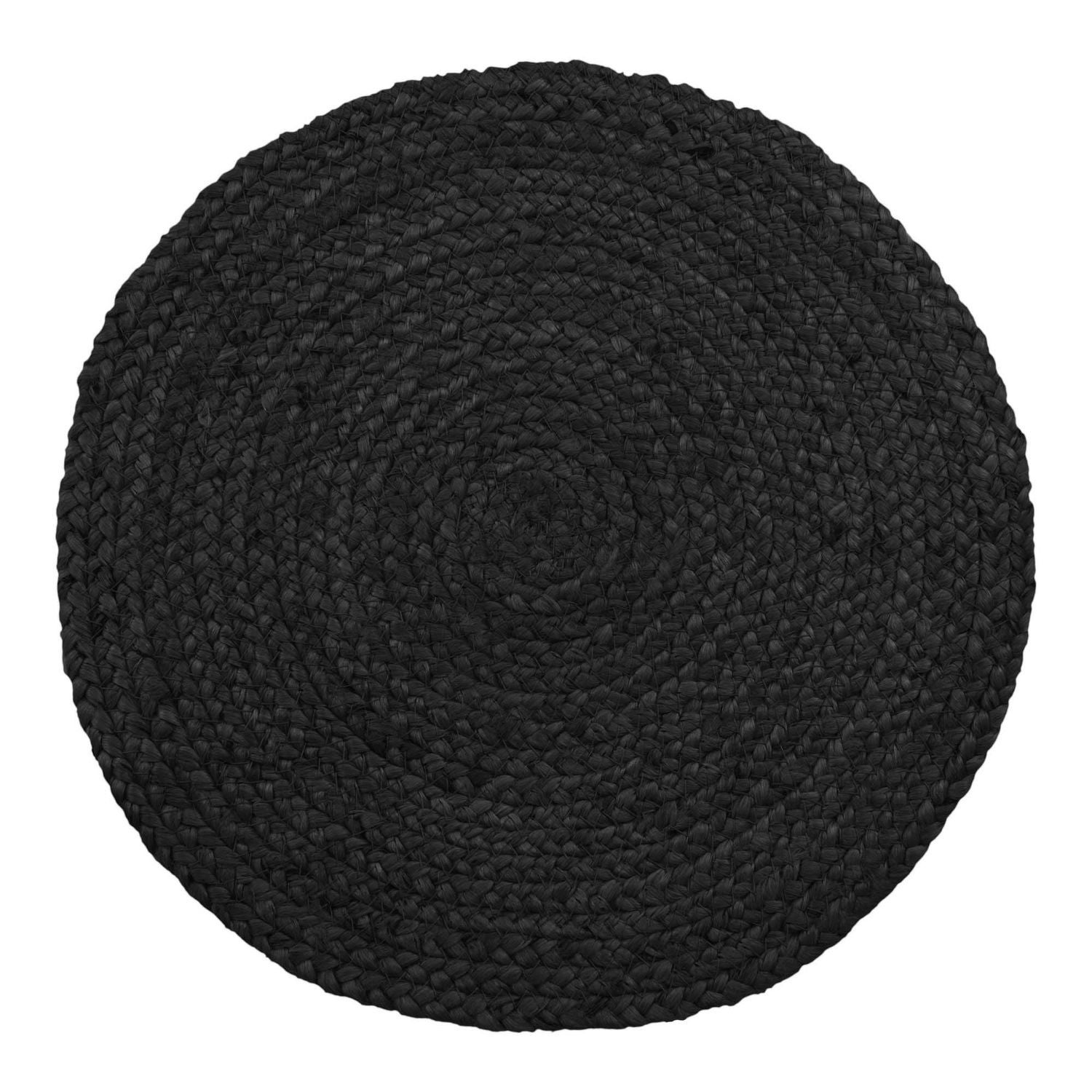 Bombay Podkładki Ø38cm, zestaw 4 ciemnoszare.