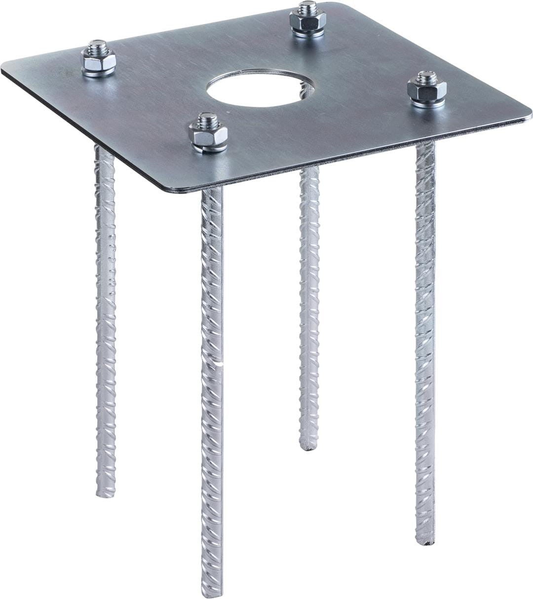 Lampa ogrodowa stojąca Pathway srebrna xx wym: 25 x 20 x 20 cm metal Nowodvorski Lighting