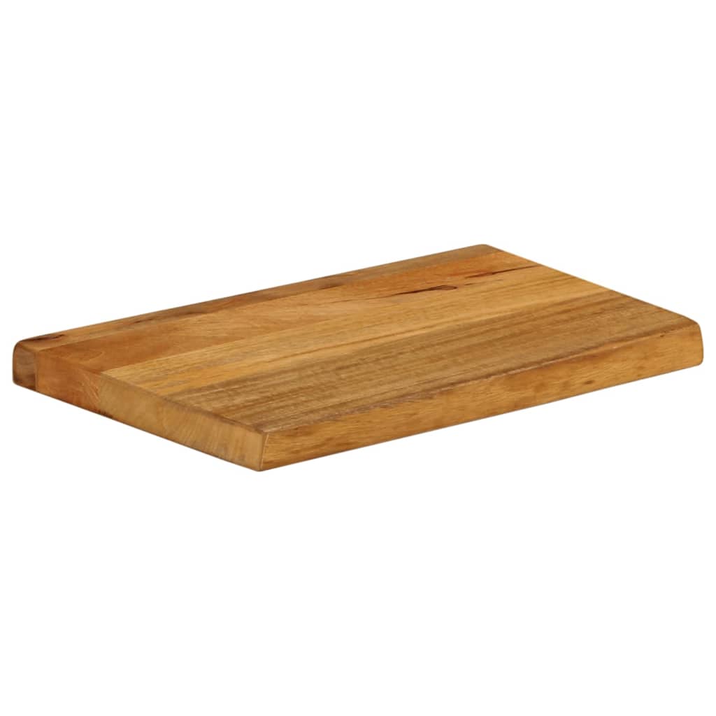 Blat stołu z naturalną krawędzią z litego drewna mango 60x20x2,5 cm